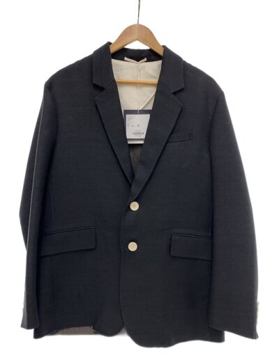 商品画像：テーラードジャケット/2/ウール/BLK/HV303505FR 1