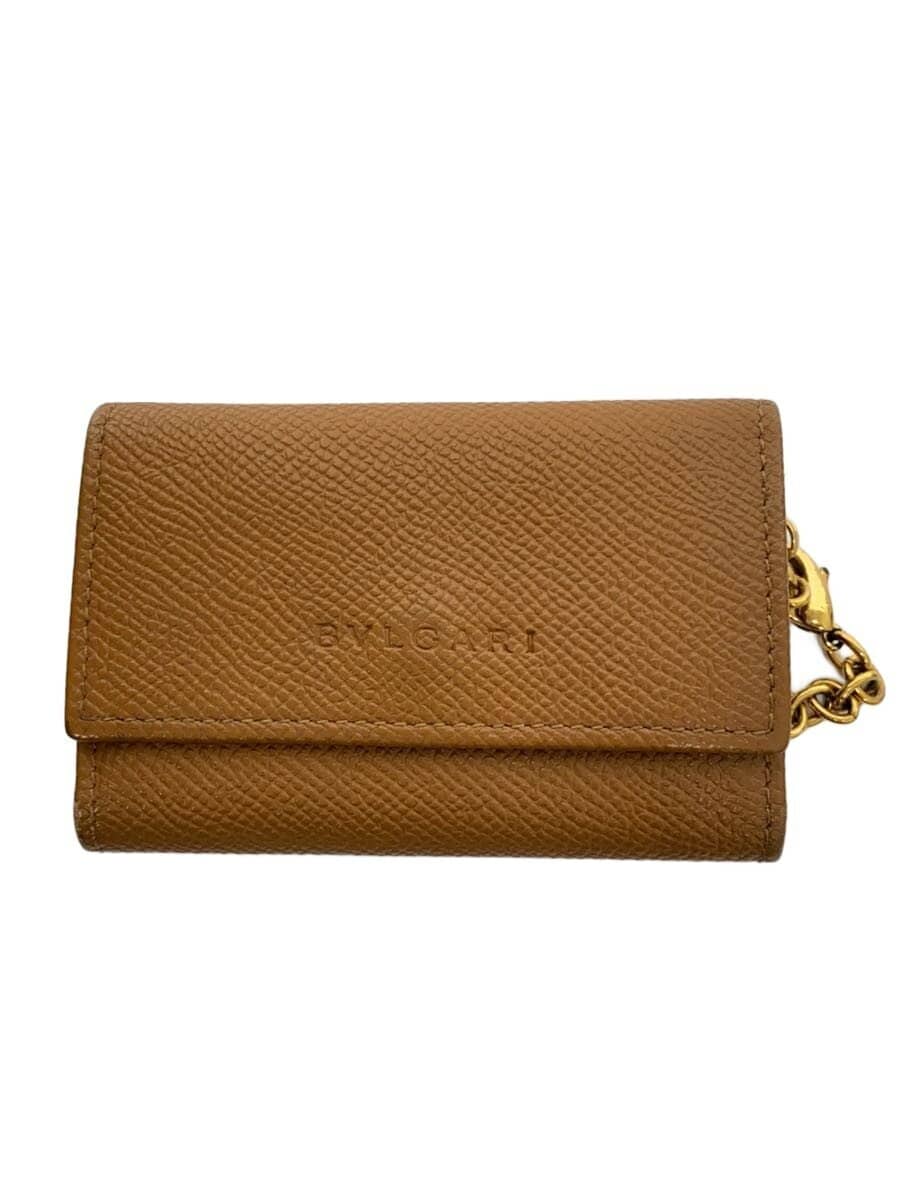 BVLGARI / キーケース/PVC/BEG/メンズ