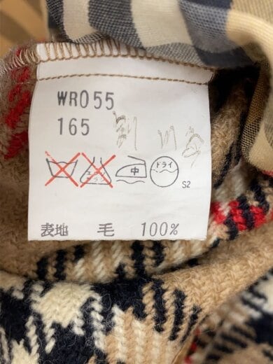 商品画像：トレンチコート/--/コットン/CML/無地/袖部分シミ小有/ライナー付き 4