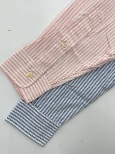 商品画像：長袖シャツ/S/コットン/マルチカラー/ストライプ/52323-81 5