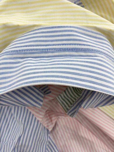 商品画像：長袖シャツ/S/コットン/マルチカラー/ストライプ/52323-81 6