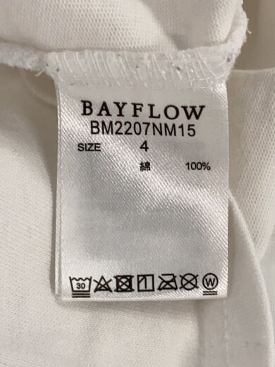商品画像：Tシャツ/L/コットン/WHT/BM2207NM15// 4