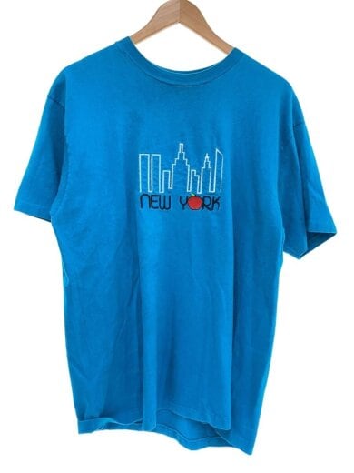 商品画像：Tシャツ/XL/コットン/BLU/NEWYORK 1