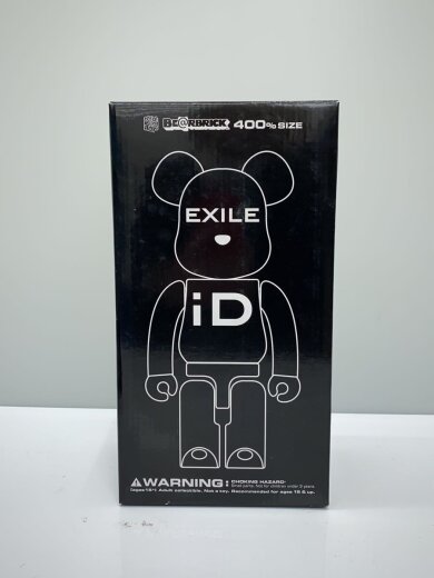 商品画像：BE@RBRICK×EXILE ID/400％フィギュア/EXC-0189-BK 6