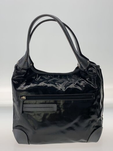 商品画像：ハンドバッグ/ウレタン加工/BLK/無地/サイドジップ有 3