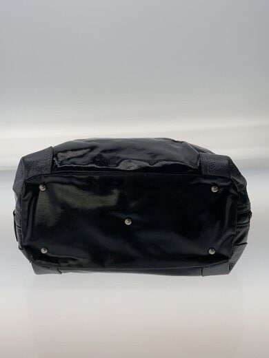 商品画像：ハンドバッグ/ウレタン加工/BLK/無地/サイドジップ有 4