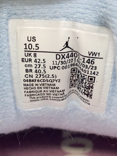 商品画像：AIR JORDAN 2 LOW_エアジョーダン2 ロー/UK10.5/WHT/ポリエステル 5