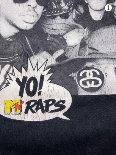 商品画像：Tシャツ/M/コットン/BLK 6