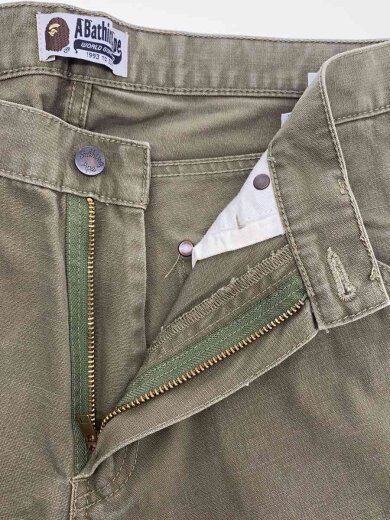 商品画像：ショートパンツ/S/コットン/KHK/無地/1870-153-020 3