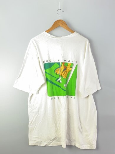 商品画像：90s/Crezy Shirts/Birdie Putt/Tシャツ/XL/コットン/WHT/首回り汚れ有 2
