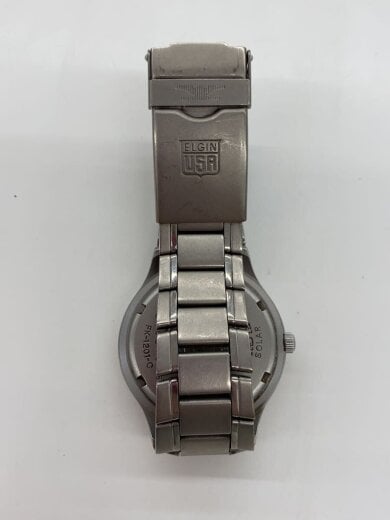 商品画像：ソーラー腕時計/アナログ/チタン/GRY/SLV/FK-1201-C 5