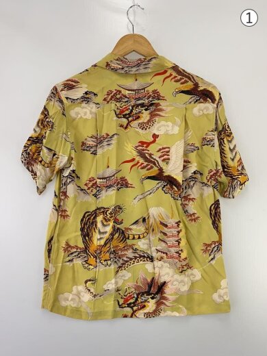商品画像：アロハシャツ/XS/レーヨン/YLW/アニマル/SS30487 2