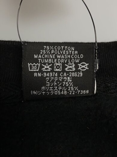 商品画像：スウェット/S/コットン/BLK// 4