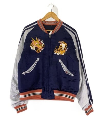 商品画像：スカジャン/L/--/NVY/無地// 1