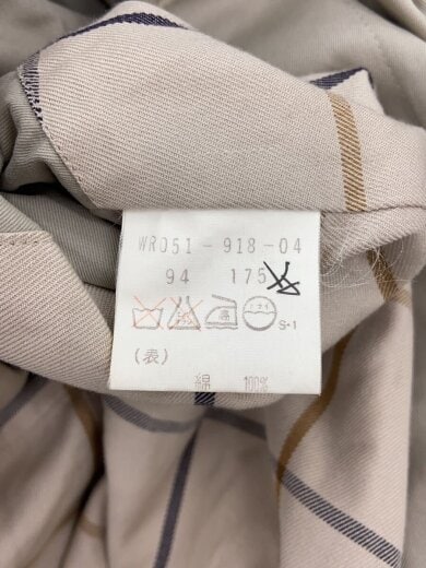 商品画像：ステンカラーコート/--/コットン/BEG 4