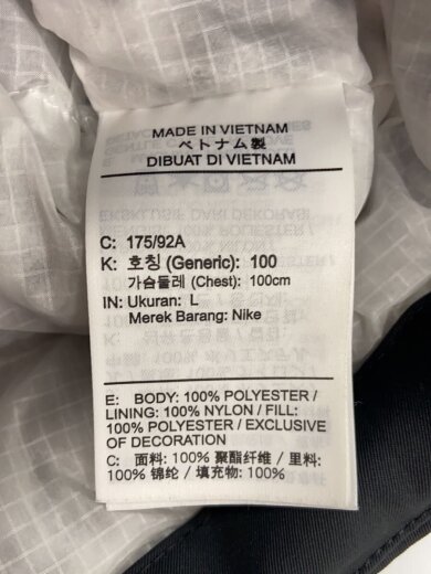 商品画像：ベスト/L/ポリエステル/BLK/DD6637-010 4