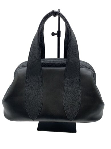 商品画像：ハンドバッグ/レザー/BLK/無地 1