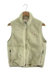 フリースベスト/38/ポリエステル/BEG/無地/DT-A0176