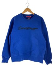 20AW/スウェット/M/コットン/BLU/プリント