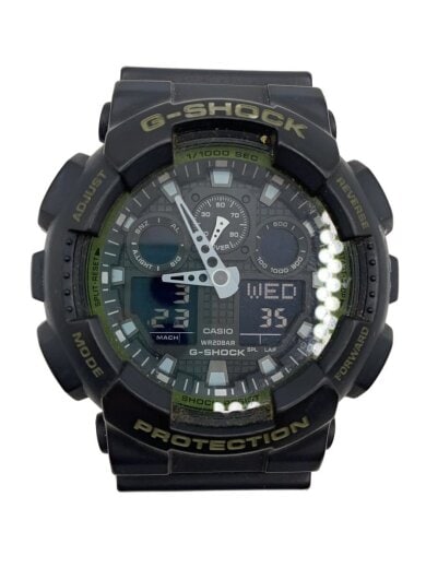 商品画像：クォーツ腕時計・G-SHOCK/デジアナ/ラバー/BLK/BLK 1