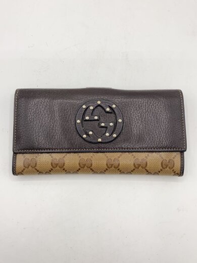 商品画像：長財布/PVC/BEG/ストライプ/レディース/231843 1