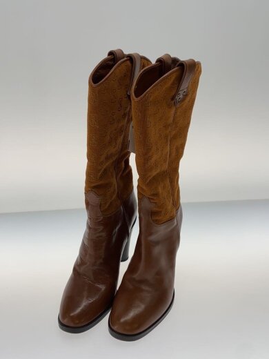 商品画像：ロングブーツ/35.5/BRW/レザー 2