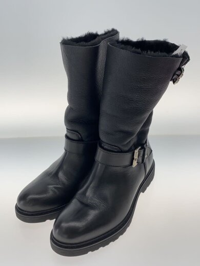 商品画像：内ボア/エンジニアブーツ/37/BLK/レザー/D8157 2