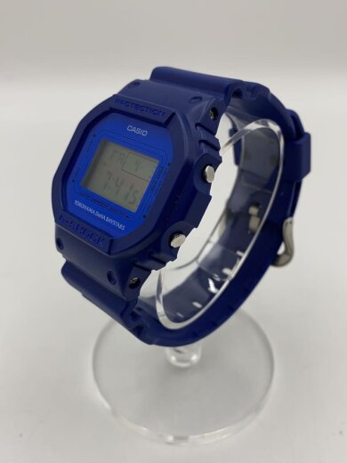 商品画像：×横浜ベイスターズ/クォーツ腕時計/デジタル/ラバー/NVY/NVY/SS/DW-5600VT 2