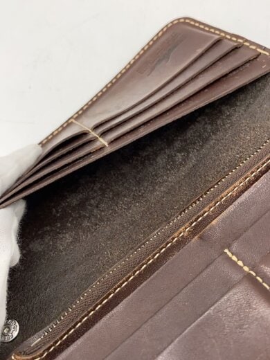 商品画像：長財布/レザー/BRW/無地/メンズ 6