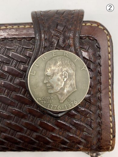 商品画像：長財布/レザー/BRW/無地/メンズ 8