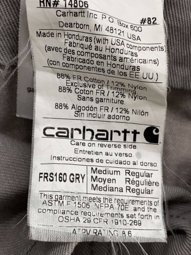 商品画像：長袖シャツ/M/コットン/GRY/無地/FRS160 4