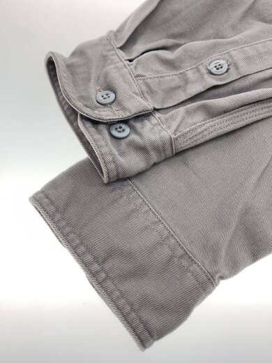 商品画像：長袖シャツ/M/コットン/GRY/無地/FRS160 5