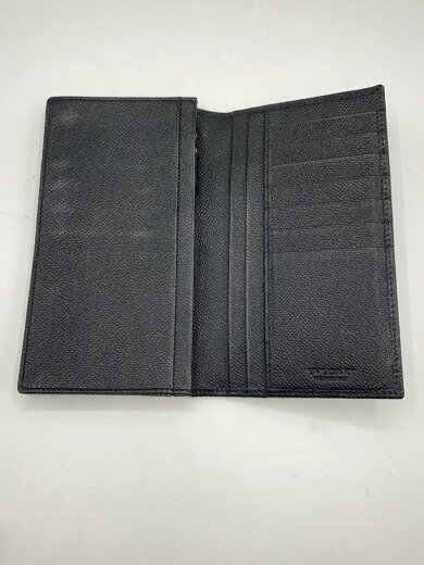 商品画像：長財布/レザー/BLK/無地/メンズ/30398// 4