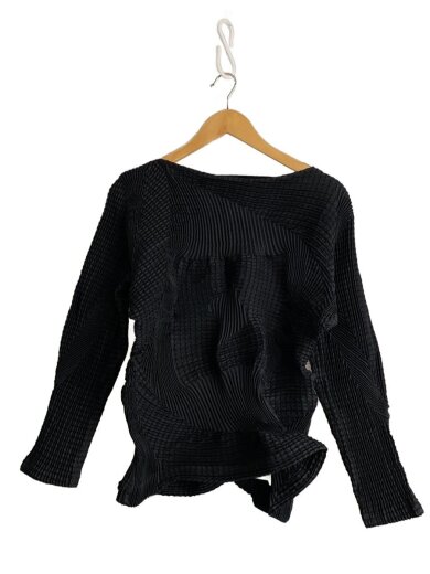 商品画像：トップス/2/ポリエステル/BLK/IM01FJ019/3Dスチームストレッチ/プリーツ// 1