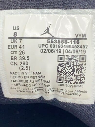 商品画像：AIR JORDAN 1 LOW/エアジョーダンロー/ホワイト/553558-116/26cm/WHT// 5