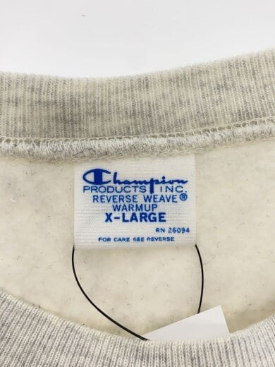 商品画像：スウェット/XL/--/WHT/無地// 3