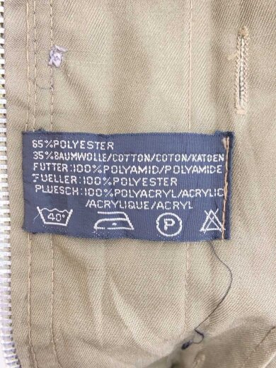 画像：MILITARYジャケット/52/ポリエステル/KHK/無地3