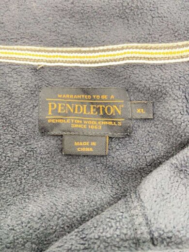 商品画像：フリースジャケット/XL/ポリエステル/BLU/無地 3