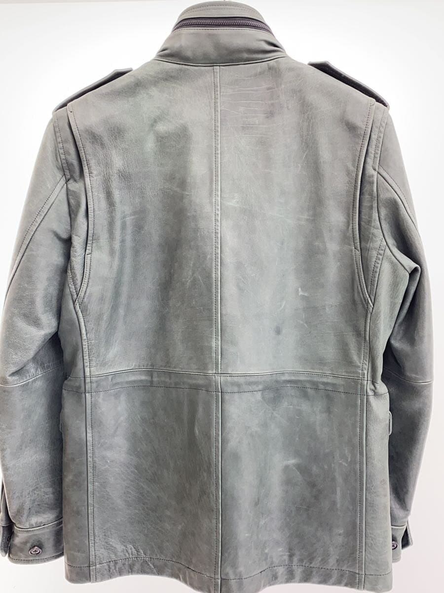 UNITED ARROWS / レザージャケット・ブルゾン/M/レザー/GRN/無地/1125-199-0005