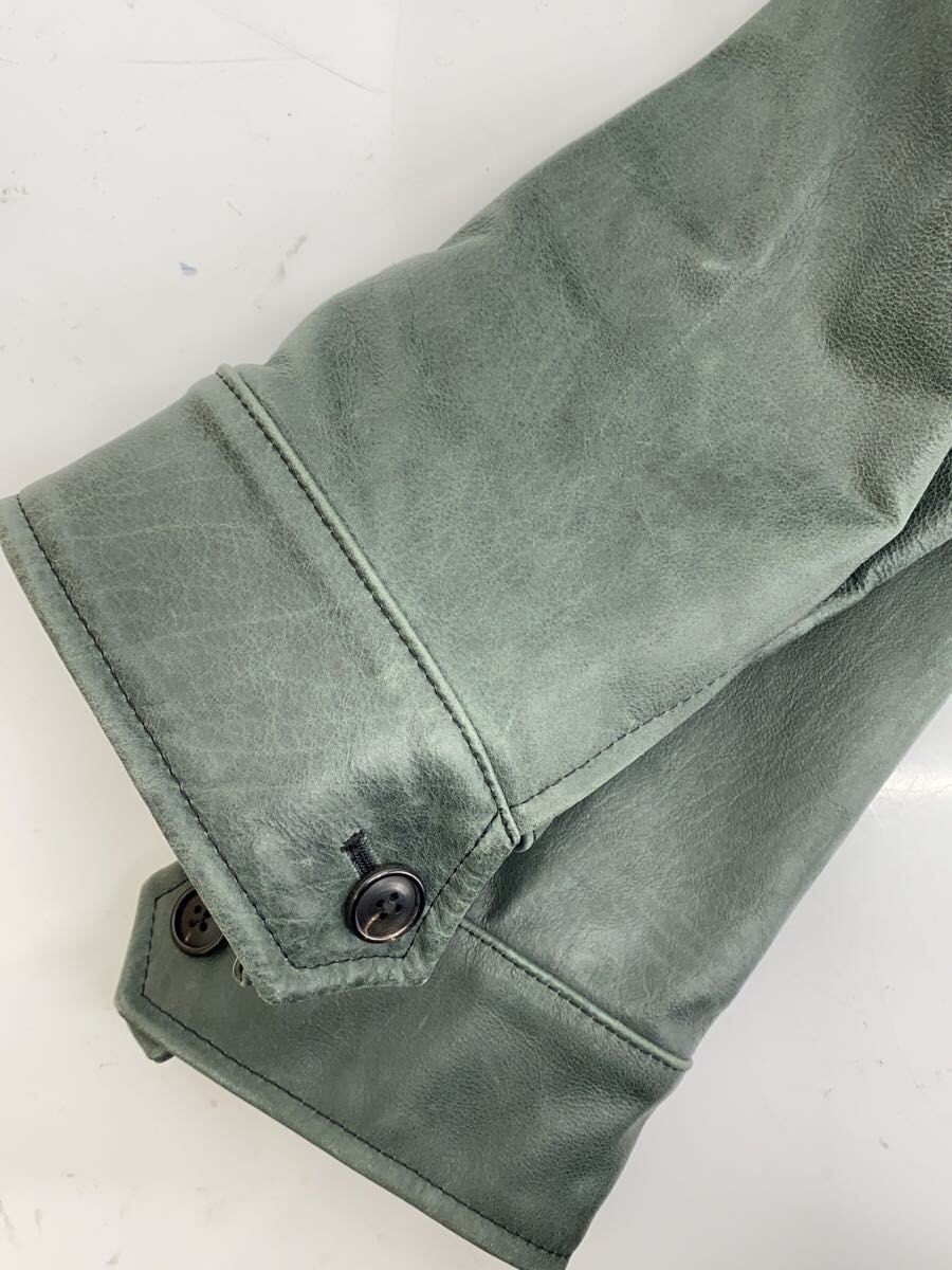 UNITED ARROWS / レザージャケット・ブルゾン/M/レザー/GRN/無地/1125-199-0005
