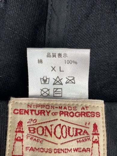 画像：BONCOURAキャップ/XL/コットン/BLK/無地/メンズ//6