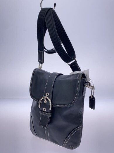 商品画像：ショルダーバッグ/レザー/BLK/無地 2