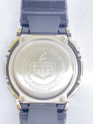 商品画像：クォーツ腕時計/デジタル/ラバー/BLK/SLV/GM-5600YM 3