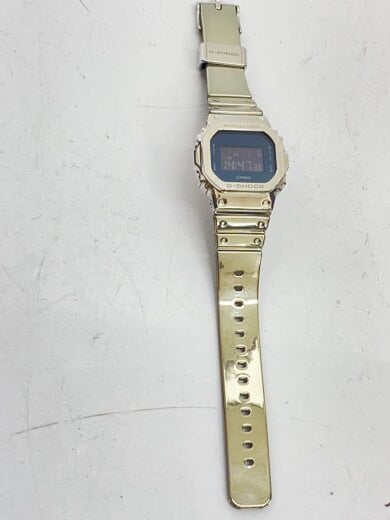 商品画像：クォーツ腕時計/デジタル/ラバー/BLK/SLV/GM-5600YM 5