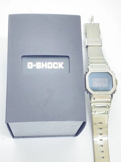 商品画像：クォーツ腕時計/デジタル/ラバー/BLK/SLV/GM-5600YM 6