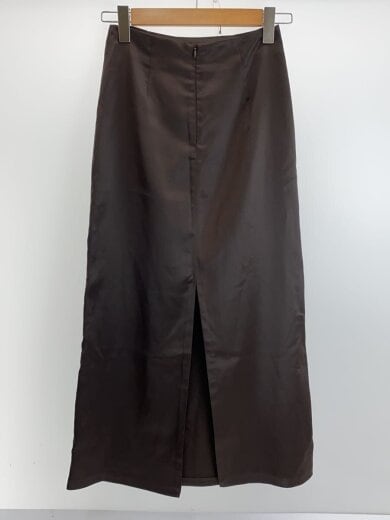 商品画像：ロングスカート/36/ポリエステル/BRW/無地/25RS-1531 2
