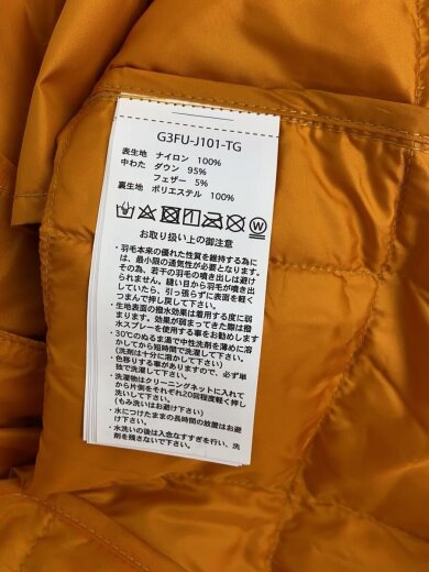 商品画像：ダウンジャケット/M/ポリエステル/ORN/G3FU-J101-TG 4