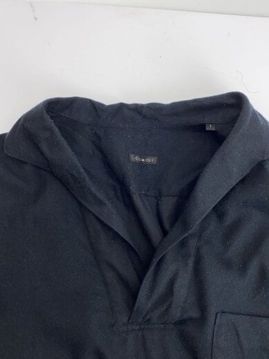 商品画像：長袖シャツ/1/コットン/BLK/X01-02007 6