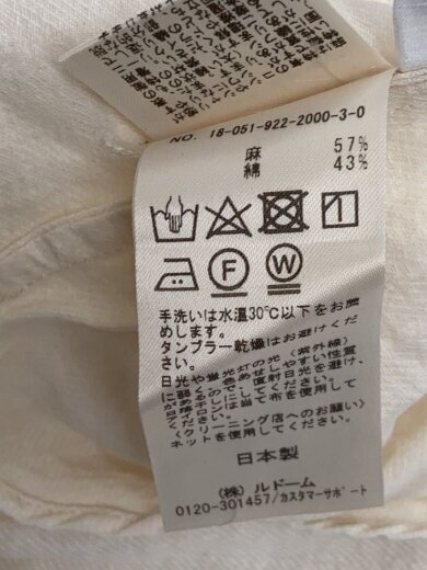 商品画像：ノースリーブブラウス/--/リネン/CRM 5