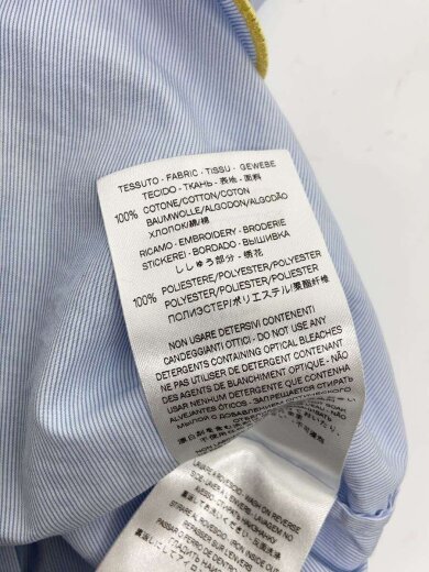 商品画像：長袖シャツ/US18-24m/コットン/BLU/ストライプ// 5